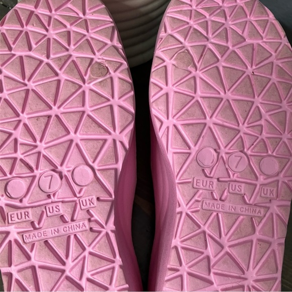 Steve Madden Sandals 7 Pink Coquette Chunky Platform - Picture 8 of 12